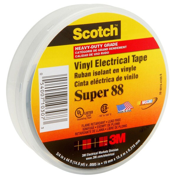 Main product image for 3M Super 88 Electrical Tape 3/4" x 44 ft. 350-330